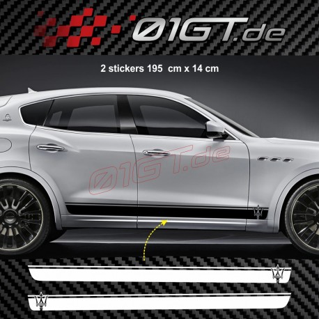 RACING kit sticker bas de caisse pour Maserati LEVANTE