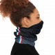 FRANCE Carbon fiber-style neck warmer, racing tube scarf