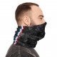 FRANCE Forged arbon fiber-style neck warmer, racing tube scarf