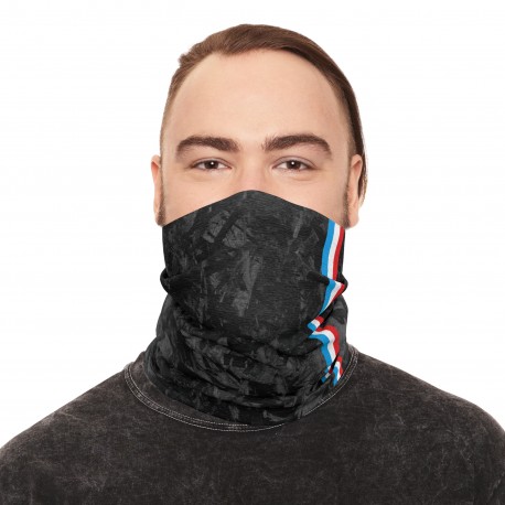 FRANCE Forged arbon fiber-style neck warmer, racing tube scarf