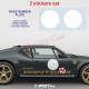 Rally Round Race Number Plate Sticker in 2 Copies