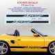 4 CAYMAN Aufkleber Logo für Porsche Rückspiegel