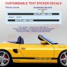 4 CAYMAN Aufkleber Logo für Porsche Rückspiegel
