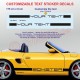 4 CAYMAN Aufkleber Logo für Porsche Rückspiegel
