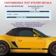 4 CAYMAN Aufkleber Logo für Porsche Rückspiegel