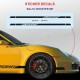 4 CAYMAN Aufkleber Logo für Porsche Rückspiegel