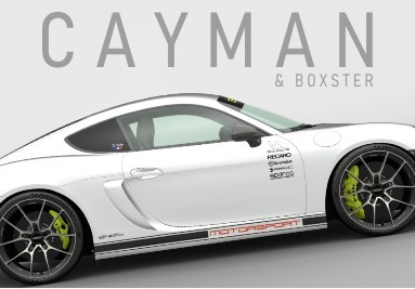 01GT - MAGIC TOUCH PORSCHE CAYMAN sticker decals on demand