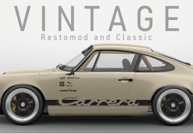 01GT - VINTAGE sticker decal for PORSCHE