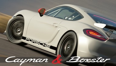 Autocollant pour Porsche Boxster et Cayman