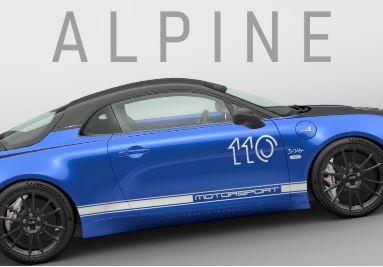01GT - MAGIC TOUCH ALPINE A110 Seitenstreifen Aufkleber